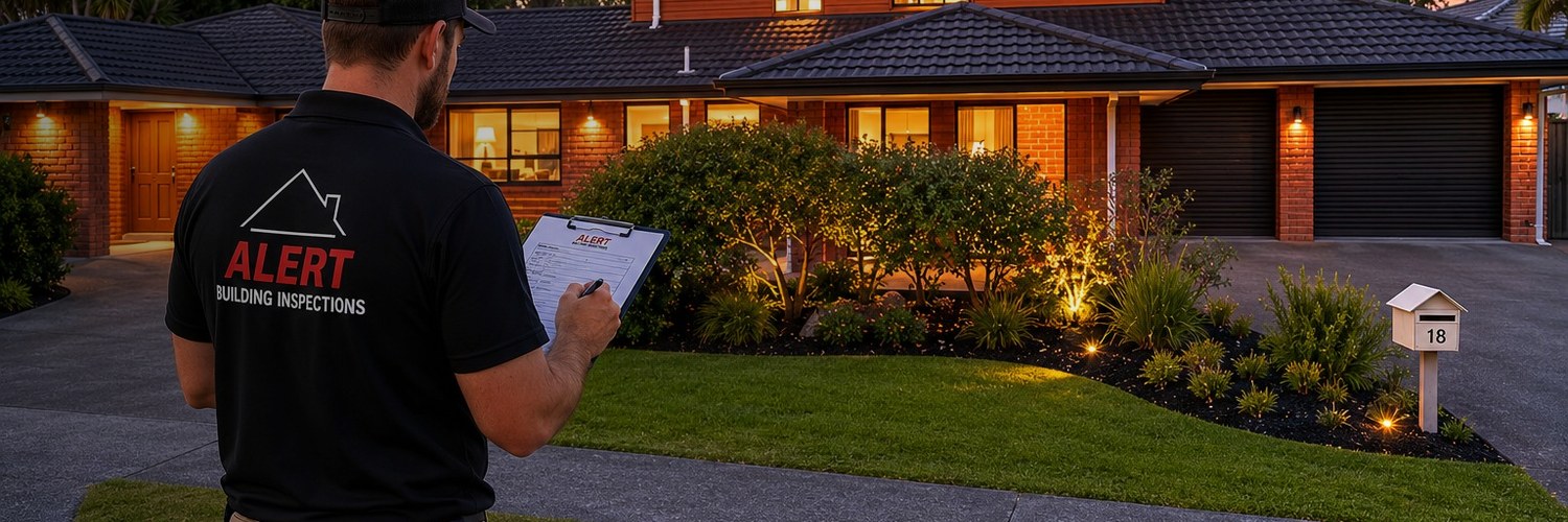 Alert Building Inspections - building inspector checking a home in Wellington